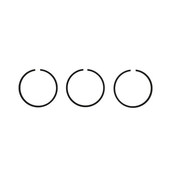 184447M1 3" Hydraulic Piston Rings Fits Massey Ferguson 35 50 65 135 150 165 TO35