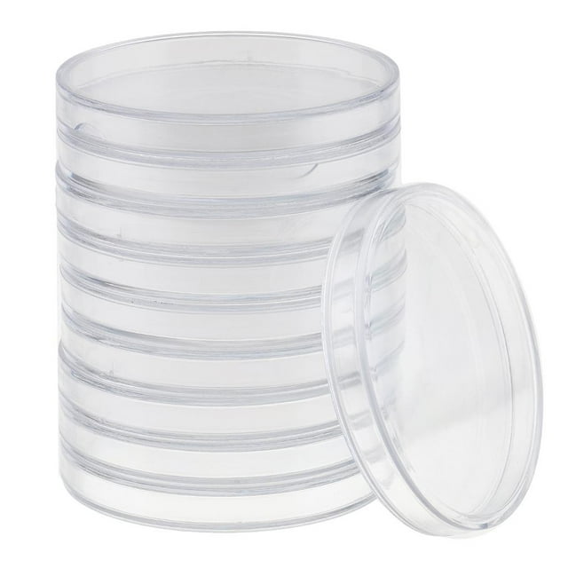 Tachiuwa 10pcs Capsules Holder Plastic For Display Holder Box 65mm