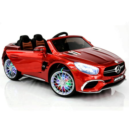 New 12V Mercedes AMG SL65 Ride on power electric ONE SEATER car For ONE Kid with MP4 Touch Screen Remote Control LED lights MP3 -