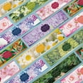 thumbnail image 5 of 90pcs Handmade Wrap Label Tape 9 Styles Lavender Blossom Daisy Honeysuckle Hydrangea Flower Soap Paper Wrapper Label Tags Sleeves Covers Band for Soap Lotion Bars Bath Gift Wrapping, 5 of 9