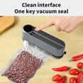 thumbnail image 1 of Feltree Home Kitchen Small Portable Food Packaging Plastic Sealing Preservation Mini Wireless Handheld Vacuum Sealing, 1 of 7