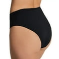thumbnail image 3 of Freya Jewel Cove High Waist High Leg Swim Brief (7236),Large,Plain Black, 3 of 4
