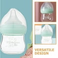 thumbnail image 2 of OUNONA Wide Neck Glass Baby Bottle Set for Feeding and Breastfeeding 2pcs, 2 of 8
