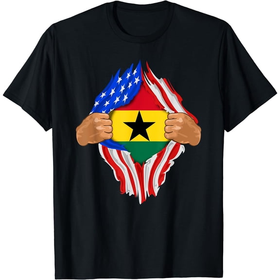 Ghanaian Blood Inside Me T-Shirt | Ghana Flag Gift