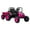 Pink, variant on CazToi 12V 35W Dual Motors Ride On Tractor with Trailer  for Kids Gift for Boys Girls