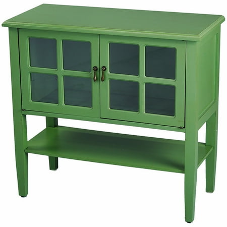 2 Door Console Cabinet W Paned Gl Inserts And Shelf Mdf Wood 2 Door Console Cabinet W Paned Gl Inserts And Shelf Mdf Wood