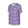 thumbnail image 2 of Haiem Hip Hop Hipster Baseball Jersey Button Down Shirts Sports Uniforms Men Women Jersey(Pugs and Flowers,Small), 2 of 9