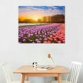 thumbnail image 2 of Nawypu Flower Canvas Prints Wall Art Decor-Tulip Canvas Wall Art for Living Room-Colorful Floral Picture Framed Artwork Landscape Painting for Bedroom Home Wall Decoration-Bathroom Art Wall Decor, 2 of 4
