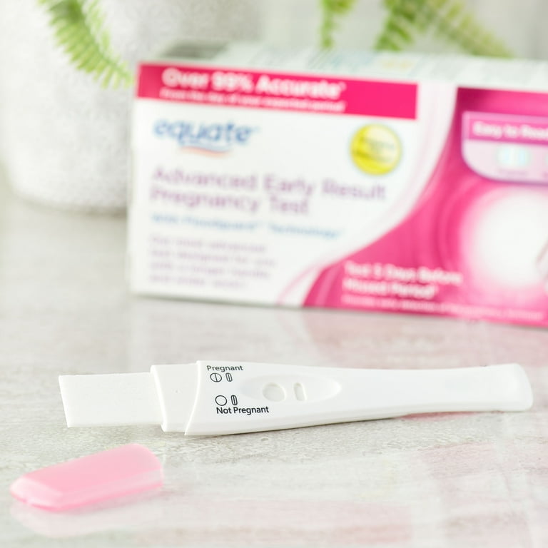 Equate Advanced Early Pregnancy Test, Test 5 Days Sooner, over 99%  Accurate, 2ct 