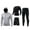01#Gray, variant on 4 PCS-Workout Outfit for Men's Compression Set Running Gym Jacket Hoodies Clothes for Men Basketball Clothes Set