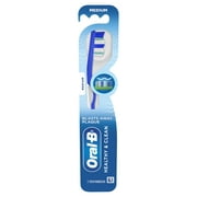 Oral-B Healthy Clean Toothbrush, Blasts Away Plaque, Medium, 1 Count, for Adults & Children 3+