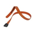 thumbnail image 2 of Joseph Elliott Belts Men's Genuine Leather Ratchet Adjustable Golf Belt Orange, Black Buckle, 2 of 2