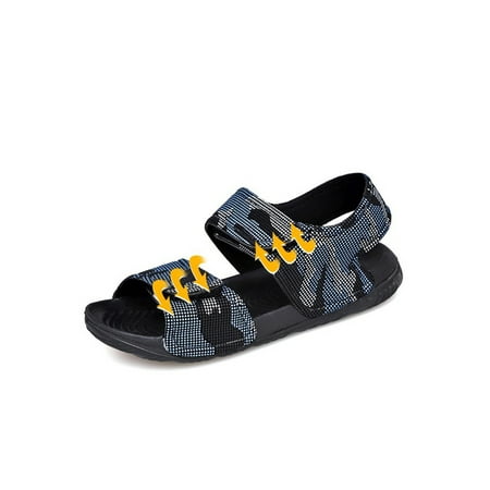 

Kesitin Children Quick Dry Lightweight Magic Tape Fisherman Sandal Boys Outdoor Comfort Sport Sandals Soft