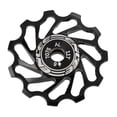 thumbnail image 4 of 11T Rear Guide Roller Pulley, Professional Bicycle Rear Derailleur Wheel With Reduction Sleeve For Road Bikes Black, 4 of 8