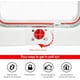 thumbnail image 3 of Puerta para mascotas para gatos y perros, adaptador de solapa para gatos, resistente al agua, con cerradura giratoria de 4 direcciones para gatos, perros pequeños, color blanco, 3 of 5