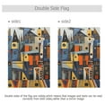 thumbnail image 3 of Abstract Modern Cityscape Garden Flag 12"x18" Double-Sided Yard Flags for Outside Outdoor All Seasonal Decoration, 3 of 6