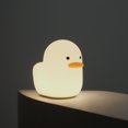 thumbnail image 2 of 1 lámpara decorativa de pato pequeño, recargable por USB, luz nocturna para niños, lámpara de noche para niños, lámpara para niños, 124,5 × 76,5 × 110 mm TUNC Sencillez, 2 of 4