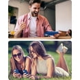 thumbnail image 6 of [5 in 1 for iPhone 13 Mini Case 5.4 inch, with 2 Pack Screen Protector + 2 Pack Camera Lens Protector, Liquid Silicone Slim Shockproof Protective Phone Case… (Blue)……, 6 of 12