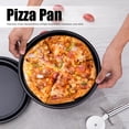 thumbnail image 4 of Baking Dish Pan Tray, Pizza Pan Non Stick Round Pie Cake Bread  Carbon Steel Baking Dish Pan Tray Kitchen Tools, 4 of 8