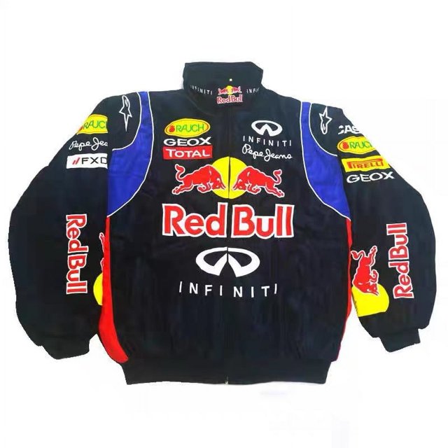 F1 Spring And Autumn Thin Embroidered Racing Jacket Retro European And American Style Casual Motorcycle Riding Jacket