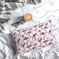 thumbnail image 5 of Pofeuu Pineapple Flamingo Print Polyester Microfiber Plush Pillowcases, Super Soft and Cozy Pillow Case Covers with Envelop Closure（Pillow core not included）-20"x30", 5 of 6