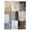 Khaki Gray Blue Light Brown, variant on Modern Brown Beige Waterproof Fabric Shower Curtain, Grey White Color Blocks Waterproof Fabric Shower Curtain for Bathroom Curtains Bathtubs Hotel Washable Shower Curtains with 12 Hooks Small 36x78in