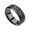 Black, variant on fashion titanium steel double diamond ring korean style fashion stainless steel diamond couple ring