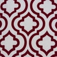 thumbnail image 2 of 20" x 7" x 20" Transitional Red and White Accent Pillow Cover With Poly Insert, 2 of 5