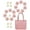 B(21PCS), variant on DizeyBoyo 28PCS Charms for Bogg Bag, Pearls and Colorful Flowers for Bogg Bag Accessories Compatible with Women Rubber Beach Bag Tote Handbag Decoration