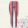 thumbnail image 3 of MKLEKYY Leggings deportivos push up para mujer, leggings estampados del Día de la Independencia para mujer, leggings de ejercicio físico, pantalones de yoga, 3 of 4