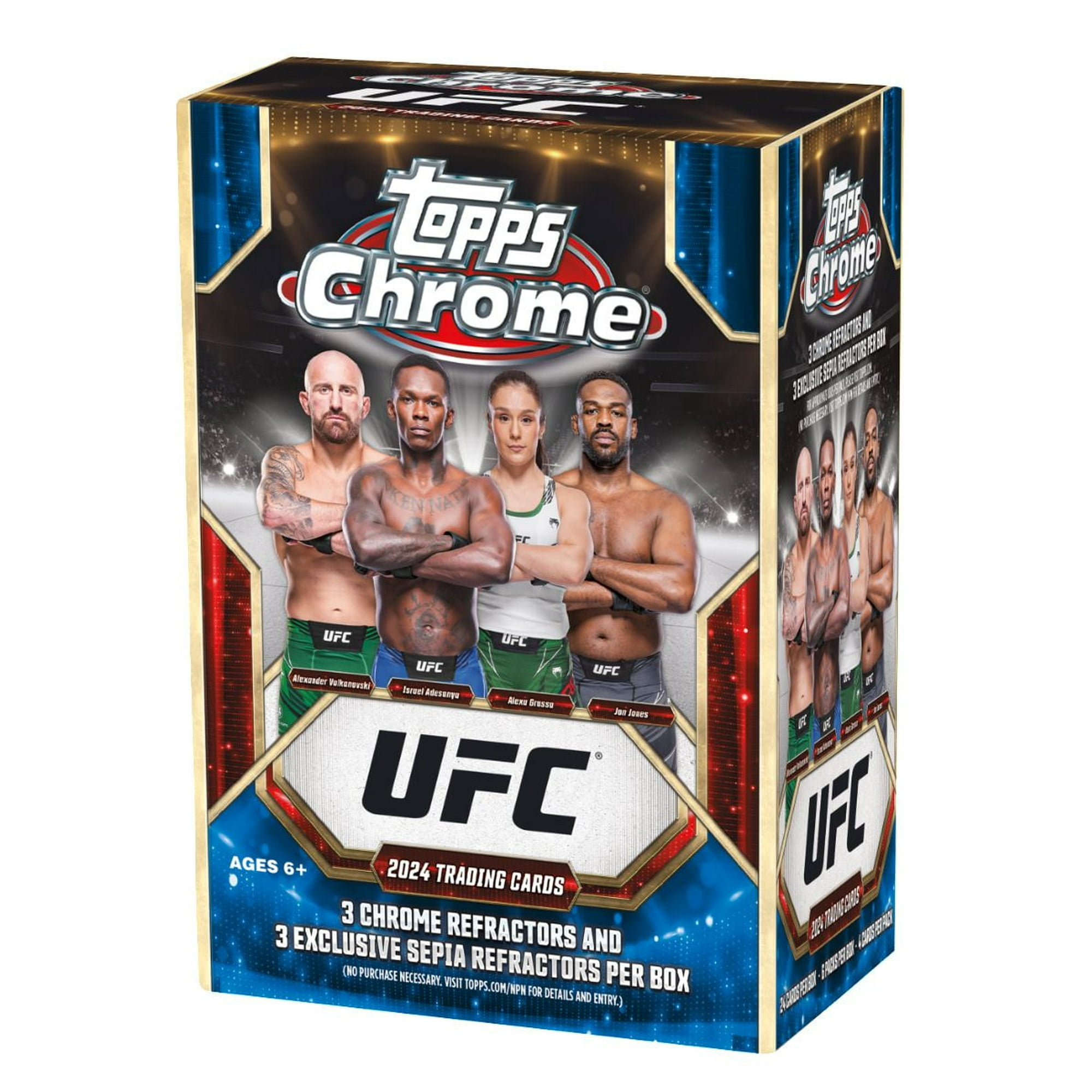 2024 Topps Chrome UFC Blaster Box Trading Cards - Walmart.ca