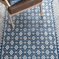 thumbnail image 6 of SAFAVIEH Brentwood Dory Geometric Runner Rug, Navy/Beige, 2' x 6', 6 of 11