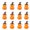 B001- Orange (Pumpkin), variant on 12 Pack 4X2.5 in Novelty Scary Eyeball Candy Shaped Halloween Tabletop Lamp Set, Halloween Lights Battery Operated, Indoor Halloween Lights, Halloween Window Decorations,