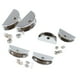thumbnail image 1 of 3x Soporte para soporte de soporte para estante con pinza de clip de ajustable 2 piezas, forma brillante, semi, intervalo ajustable (6mm Sunnimix Abrazadera fija ajustable, 1 of 8