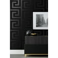 thumbnail image 2 of NextWall Dark Onyx Geometric Maze Peel and Stick Wallpaper - 20.9 in. W x 18 ft. L Roll, 2 of 7