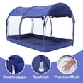 thumbnail image 4 of Alvantor Bed Tent Mosquito Net Privacy Space Twin Size Navy Blue Unisex, 4 of 10