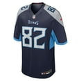 thumbnail image 2 of Men's Nike Stanley Morgan  Navy Tennessee Titans Team Game Jersey, 2 of 6