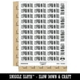 thumbnail image 2 of Paid in Full Checkmarked Box Invoice Sticker Set - White - Matte Finish - 1.5" Small, 2 of 7