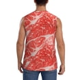 thumbnail image 4 of Balery Beef Steaks Camisetas sin mangas para hombre, absorbe la humedad y protege contra el mal olor.-Medium, 4 of 7