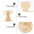 thumbnail image 3 of Beige Kids Music Toy with Chinese Style Pattern Design for DIY and Hearing Training 3pcs, 3 of 8
