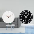 thumbnail image 2 of Reloj De Pared Minimalista Moderno Y Silencioso. Adorno Artístico De Fácil Lectura. Reloj Decorativo De Acrílico Para El Hogar, La Cocina, La Oficina, El Estudio O El Comedor., 2 of 8