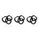 thumbnail image 2 of Cuerda para el Cabello Sonducket 3 uds Bandas de Goma Accesorios Dulces, 2 of 6