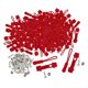 thumbnail image 5 of Kit de reparación de cremalleras de 200 piezas, tiradores de cremallera, cabezales de cremallera de repuesto, tiradores de cremallera para Rojo, 5 of 8