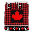 thumbnail image 2 of Juego de cama Canada Maple Leaf - Fundas nórdicas rústicas 13, 2 of 3