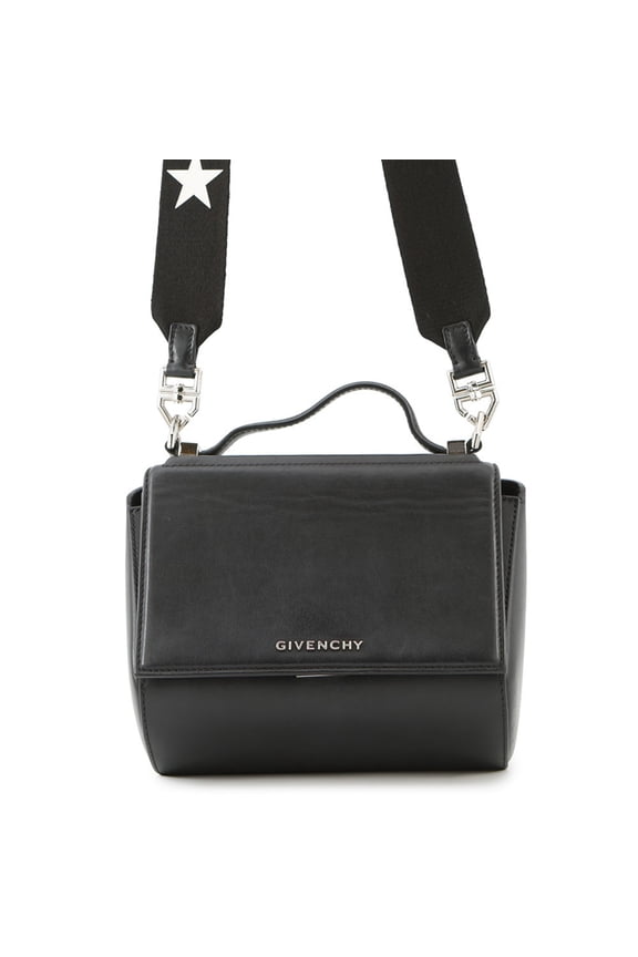 Pre-Owned Givenchy Box Mini Leather Handbag, Black, 2-Way (Good)