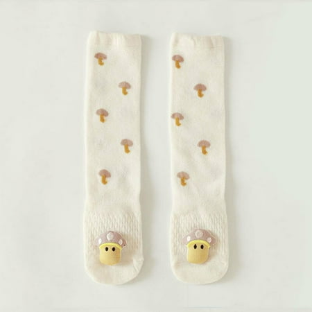 

Quealent Long Cartoon Socks Stockings Cartoon Boys Girls Baby 3D Baby Care Socks That Feel like Pillows A 0-1 Years
