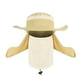 thumbnail image 4 of Été Voyage en Plein Air Pêche Pêcheur Cou UV Protection Solaire Chapeau à Rabat, 4 of 5