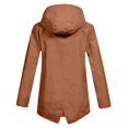 thumbnail image 5 of Women's Lightweight Waterproof Rain Jacket Long Hooded Windbreaker Trench Coat Outdoor Travel Hiking Lined Water Repellent, 5 of 6