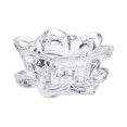 thumbnail image 1 of veasfak Glass Lotus Candlestick Anniversary Table Centerpiece Tealight Candle Holder, 1 of 9
