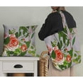 thumbnail image 5 of Soimoi Cotton Jersey Fabric Leaves & Ranunculus Floral Printed Craft Fabric by the Yard 58 Inch Wide, 5 of 5